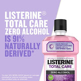 Listerine Total Care Zero Alcohol Anticavity Mouthwash, Bad Breath Treatment, Alcohol Free Mouthwash for Adults; Fresh Mint Flavor, 1 L (Pack of 2)