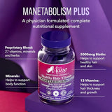 The Mane Choice MANETABOLISM Plus Healthy Hair Growth Vitamins - Complete Nutrition Supplements for Longer, Thicker and Healthier Hair (60 Capsules)