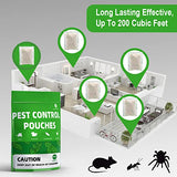 SUAVEC Pest Control Pouches, Rodent Repellent, Mouse Repellents, Peppermint Oil Mice Repellent, Rat Deterrent, Repel Rodents, Roach, Ant, Mosquito, Spider, Moths & Other Pest Repellent-10 Pouches