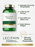 Carlyle Lecithin 2400mg | 240 Softgel Capsules | Phospholipid Supplement | Non-GMO, Gluten Free