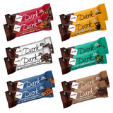 NuGo Dark Variety Box, Pretzel, Chocolate Chip, Mint Chocolate Chip, Mocha, Peanut Butter Cup and Almond, Vegan, Gluten Free,12 count