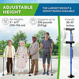 HONEYBULL Walking Cane for Men & Women - Foldable, Adjustable, Collapsible, Free Standing Cane, Pivot Tip, Heavy Duty, with Travel Bag | Walking Sticks, Folding Canes for Seniors & Adults [Blue]