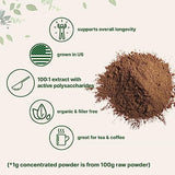 Micro Ingredients Sustainably US Grown, Organic Reishi Mushroom Powder, 8 Ounce, Pure Reishi Supplement 100:1 Extract (Reishi Mushroom)