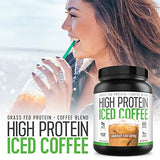 High Protein Coffee, Keto Friendly, 18g of Protein, 2g Carbs, Natural Ingredients (18 Servings, Chocolate Iced Coffee)