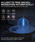 MOSQZAP Electric Fly Swatter, Foldable Bug Zapper Racket, 3,500Volt Mosquito Killer Electronic Fly Zapper w/Purple Light Attractant for Home Indoor Outdoor, Large Size, White