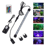 MQ 30 in Submersible LED Aquarium Light, 11W Color Changing Fish Tank Light with Remote Control, IP68 Crystal Glass 36 LEDs Lights Bar, for Fish Tank 33-40 inch