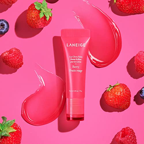 LANEIGE Lip Glowy Balm: Hydrate, Glossy, Lightweight, Moisturize & Tint with Shea Butter