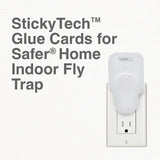 Safer Home SH506 Indoor Plug-in Fly Trap Refill Pack of 6 Glue Cards for SH502 Indoor Fly Trap