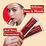 FRESHBELL Pomegranate Collagen Jelly Stick (20g x 30 sticks) Marine Collagen Peptide with 100% Real Spain Pomegranate
