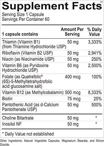 Ortho Molecular - Methyl B Complex - 60 Capsules