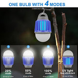 Wisely Bug Zapper Outdoor/Indoor Electric, USB-C Rechargeable Mosquito Killer Lantern Lamp, Portable Insect Electronic Zapper Indoor, with LED Light, 3-Pack