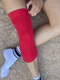 Incrediwear Knee Sleeve – Knee Braces for Knee Pain, Joint Pain Relief, Swelling, Inflammation Relief, and Circulation, Knee Support for Women and Men, Fits 22”-26” Above Kneecap (Red, Large).