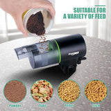 FREESEA Aquarium Automatic Fish Feeder: Programmable Auto Fish Food Dispenser - Smart Fish Tank Vacation Timer Feeder (Battery Operated)