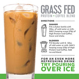 High Protein Coffee, Keto Friendly, 18g of Protein, 2g Carbs, Natural Ingredients (18 Servings, Chocolate Iced Coffee)