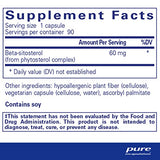 Pure Encapsulations Beta-Sitosterol | Supplement for Urinary Flow and Health* | 90 Capsules