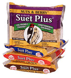 Wildlife Sciences High Energy Bird Suet Cake 12 Packs (Nuts and Berry Blend)