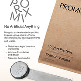 Promix Plant-Based Vegan Protein Powder, Vanilla - 2.5lb Bulk - Pea Protein & Vitamin B-12 - ­Post Workout Fitness & Nutrition Shakes, Smoothies, Baking & Cooking Recipes - Gluten-Free