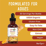 MaryRuth's Turmeric Gold Liquid Drops | USDA Organic | Herbal Blend Liquid Drops | Turmeric Curcumin | Black Pepper Supplement | Immune Suport | Digestive Support | Non-GMO | Vegan | 30 Servings