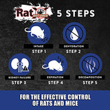 EcoClear Products 620118, RatX Bait Discs, All-Natural Humane Rat and Mouse, 1 lb. Bag Contains 45 Discs