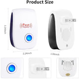 Ultrasonic Pest Repellent 10 Pack, Mouse Repellent Indoor Mosquito Pest Repellent, Indoor Ultrasonic Repellent for Roach, Rodent, Mouse, Bugs, Mosquito, Mice, Spider, Electronic Plug in Pest Control