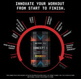 BEYOND RAW Concept X | Clinically Dosed Pre-Workout Powder | Contains Caffeine, L-Citrulline, Creatine, and Beta-Alanine | Sweet & Tart | 20 Servings