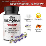 Tremoraid Natural Essential Tremor Relief Supplements - Effective And Powerful Help for Shaky Hands, Arm, Leg, Soothe Essential Tremors Pills (60 Capsules)