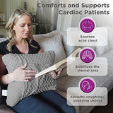 Zomaple Hysterectomy Pillow- Super Comfy Shock Absorbing Hysterectomy Recovery Pillow with 2 Pockets and Gel Pack- Tummy Pillow with Hands Placement Pouch