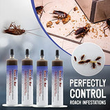 Neogen Surekill Roach Gel Bait - Roach Killer - Cockroach Killer Gel - Animal Friendly Roach Killer - Roach Gel Indoor infestation - Available with Premium Quality Centaurus AZ Gloves- 4× 40g