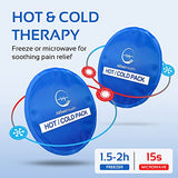 Reusable Round Hot and Cold Gel Ice Packs for Injuries | Cold Compress, Ice Pack, Gel Ice Packs, Cold Pack, Gel ice Pack, Cold Packs for Injuries | 5 Pack Blue