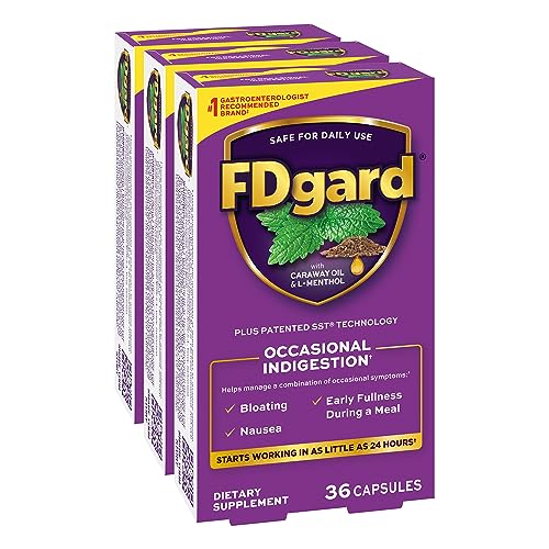 FDgard Gut Health Supplement, Indigestion, Nausea & Bloating, Upset St ...