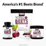 Force Factor Total Beets Organic Beetroot Powder Superfood to Boost Daily Nutrition, USDA Organic, Vegan, Gluten-Free, and Non-GMO Beet Supplement, Unflavored, 90 Servings