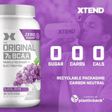XTEND Original BCAA Powder 7g BCAA and 2.5g L-Glutamine, Sugar Free Post Workout Muscle Recovery Drink with Amino Acids for Men & Women, 90 Servings