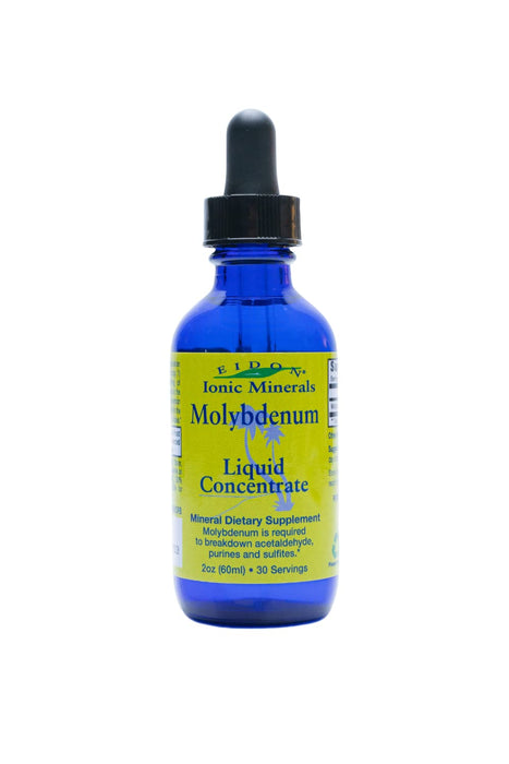 Eidon Ionic Minerals Liquid Molybdenum Supplement - Liquid Ionic Minerals, Molybdenum Drops, All Natural, No Added Sugars, Supports Biologicial Processes, Mineral Supplements, 2 oz