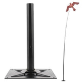 Flerigh Bird Repeller Directional Base Protects Plants from Birds by Placing a Kite with a Pole on Top of The Bird Repeller Base; Commonly Used in Yards, Lawns and Farms to Create Bird-Free Zones