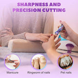 Thick Toenail Clipper – Vepkuso Wide Jaw Opening Oversized Stainless Steel Toenail Cutter with Nail File for Thick Nail, Extra Large Fingernail Toenail Trimmer for Men&Women,Prismatic Set