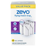 Flying Insect Trap Refill Kit NO Device - White (M364) (4 Refill Cartridges, 1)