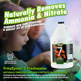 Fritz Aquatics FritzZyme 7 Live Nitrifying Bacteria Naturally Removes Amonia & Nitrite for Freshwater Fish (1-Gallon)