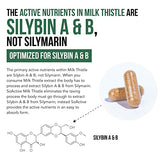 SoActive® Milk Thistle: Clinically Proven 10X More Effective Milk Thistle Phytosome, Optimized for Essential Bioactive Silybin A & B Plus Bilear® Artichoke Extract Detox & Bile Enhancer | 60 Servings