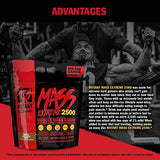 Mutant Mass Extreme Gainer – Whey Protein Powder – Build Muscle Size and Strength – High Density Clean Calories (Triple Chocolate, 6 lbs)