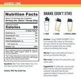 Isopure Protein Powder, Clear Whey Isolate Protein, Post Workout Recovery Drink Mix, Gluten Free with Zero Added Sugar, Infusions- Mango Lime, 16 Servings