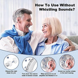 Digital hearing aids for the elderly with noise reduction, rechargeable hearing aids for adults with hearing loss with volume control.