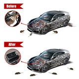 Under Hood Rodent Repeller, Professional Mouse Repellent, Ultrasonic 12V Car Pest Repeller Squirrels, Pack Rat Deterrent for Cars Trucks RV Engine Bay Warehouse Attic with Evictor Strobe Light 2 Pack