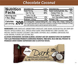 NuGo Dark Coconut, 12g Vegan Protein, 200 Calorie, Gluten Free, 24 Count