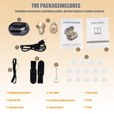 Tangsonic Hearing Aids,Rechargeable Hearing Amplifiers For Seniors,With Noise Cancelling and Charging Case Mini Invisible Hearing Aids.