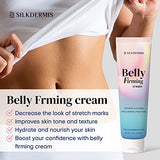 SILKDERMIS B Flat Belly Firming Cream - Skin Tightening & Cellulite Cream for Stomach, Thighs & Butt, Moisturizing Firming Lotion with Powerful Natural Ingredients , 120 ML