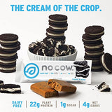 No Cow High Protein Bars, Cookies 'N Cream, 22g Plant Based Vegan Protein, Keto Friendly, Low Sugar, Low Carb, Low Calorie, Gluten Free, Naturally Sweetened, Dairy Free, Non GMO, Kosher, 12 Pack