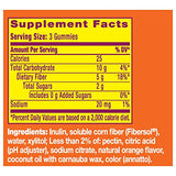 Metamucil Fiber Supplement Gummies, Sugar Free Orange Flavor, 5g Prebiotic Plant Based Fiber Blend, 120 Count