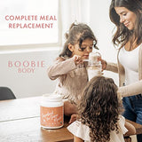 Boobie Body Superfood Protein Shake for Moms, Pregnancy Protein Powder, Lactation Support to Increase Milk Supply, Probiotics, Organic, Diary-Free, Gluten-Free, Vegan - Vanilla Cookie (21oz, 1 Tub)