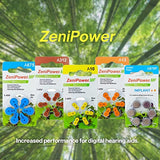 ZeniPower Mercury Free Cochlear Implant 180 Batteries