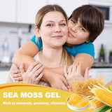 Sea Moss Gel, 18.5OZ Organic Irish Seamoss Gel Immune and Digestive Support Vitamin Mineral Antioxidant Supplements,Sweet Corn